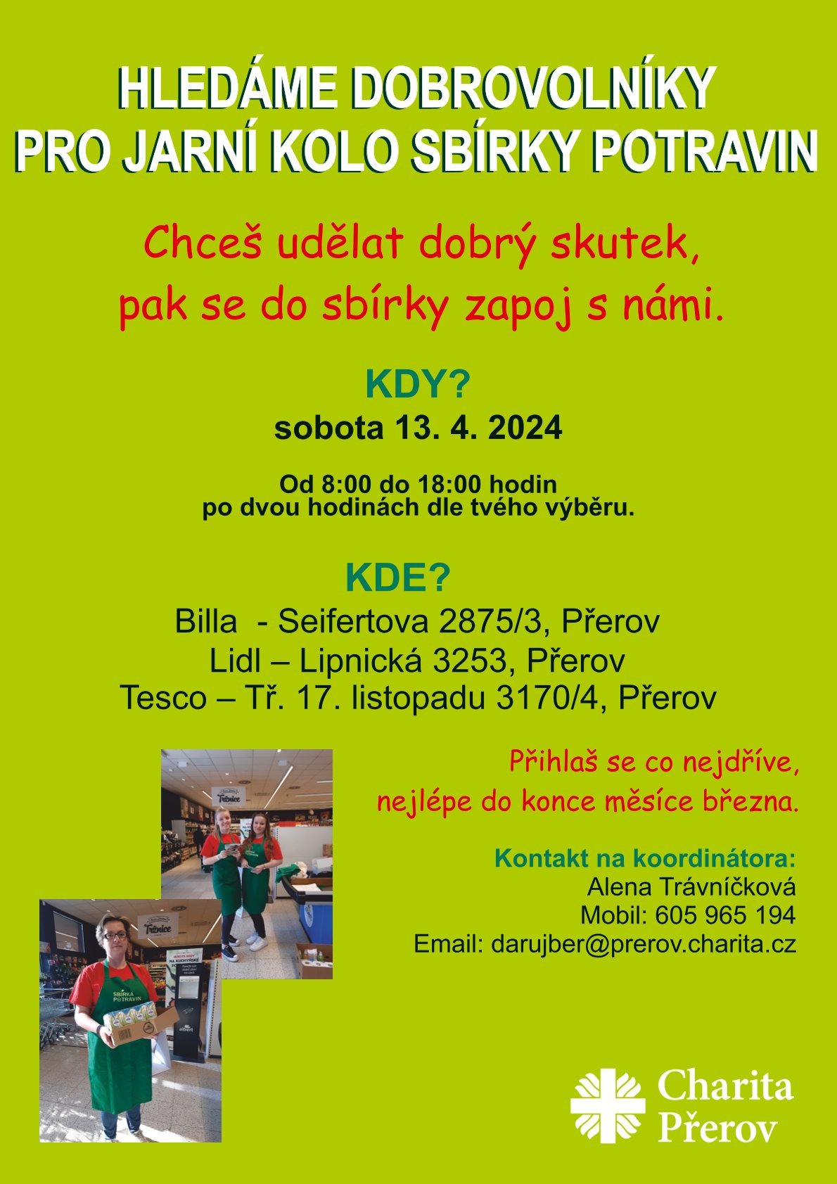 Jarní sbírka potravin