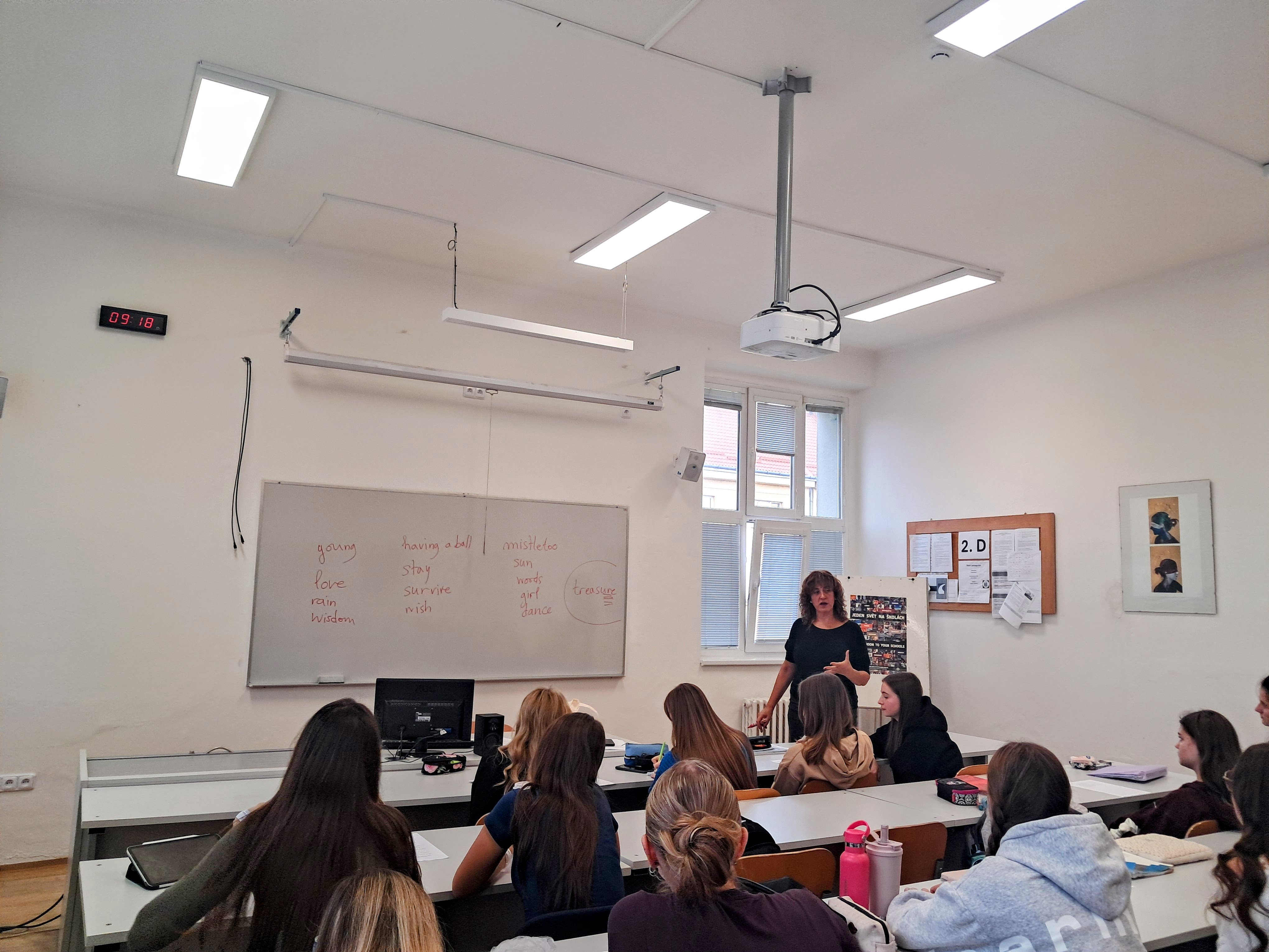 Hudba jako cesta k angličtině – Erasmus+ návštěva Susany Ribes