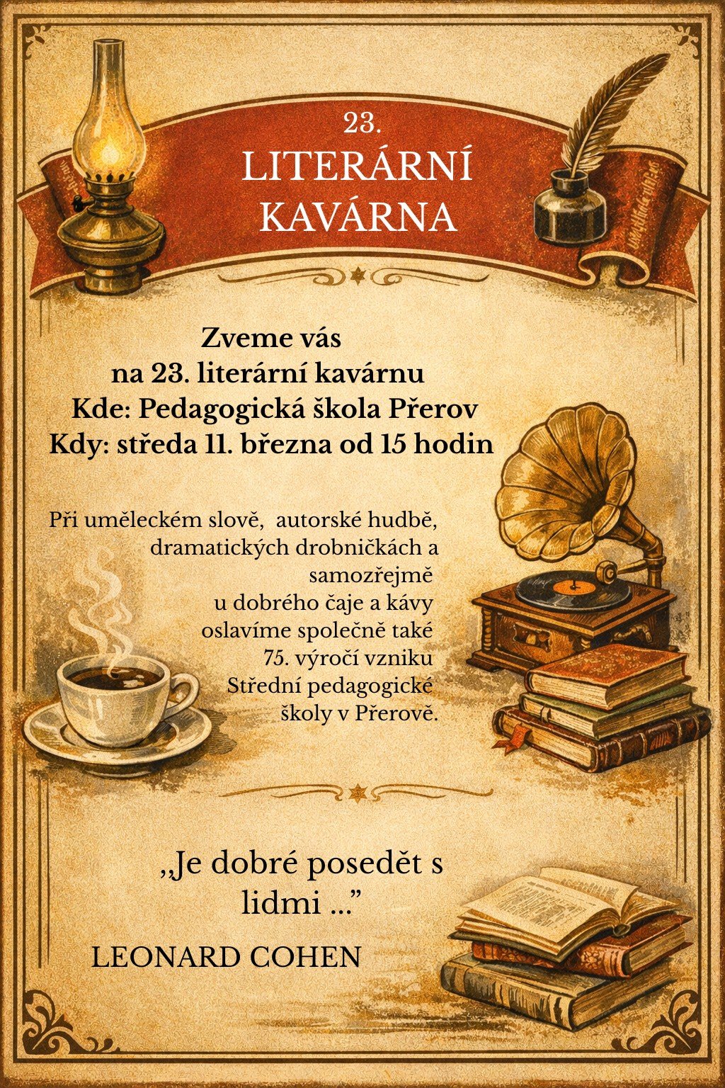 23. literární kavárna