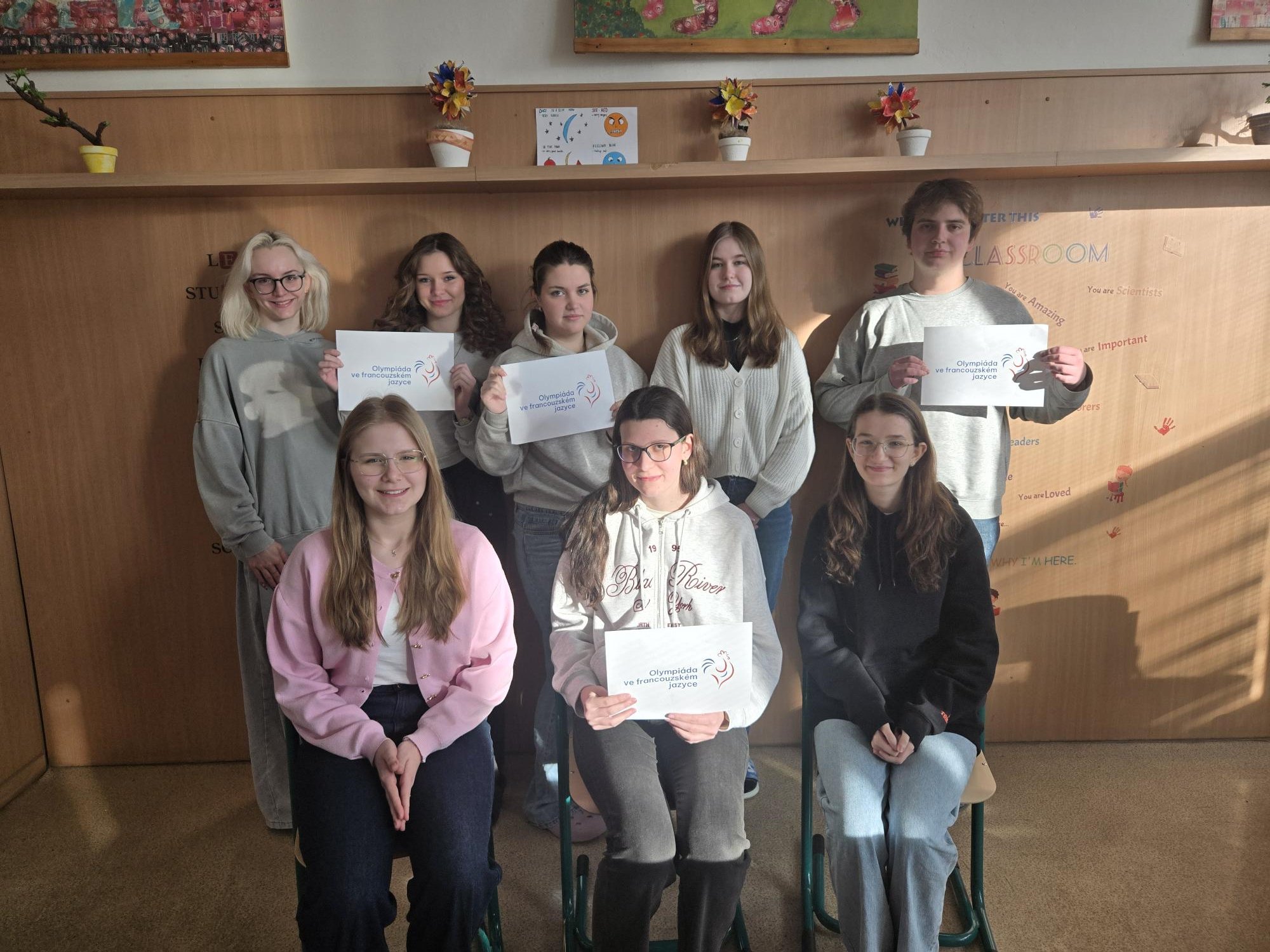 Školní kolo Olympiády z francouzského jazyka