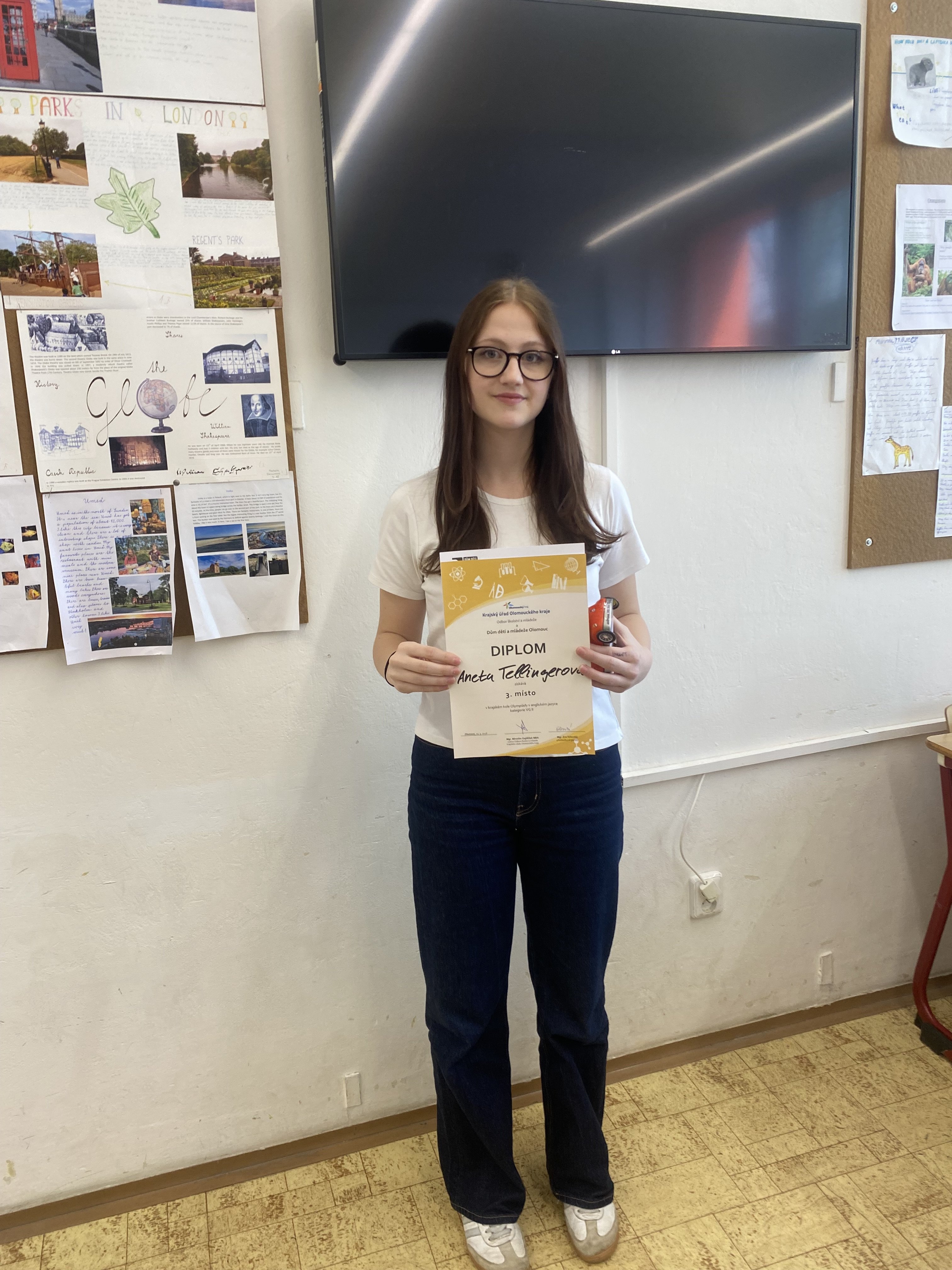 Krajské kolo Soutěže v anglickém jazyce