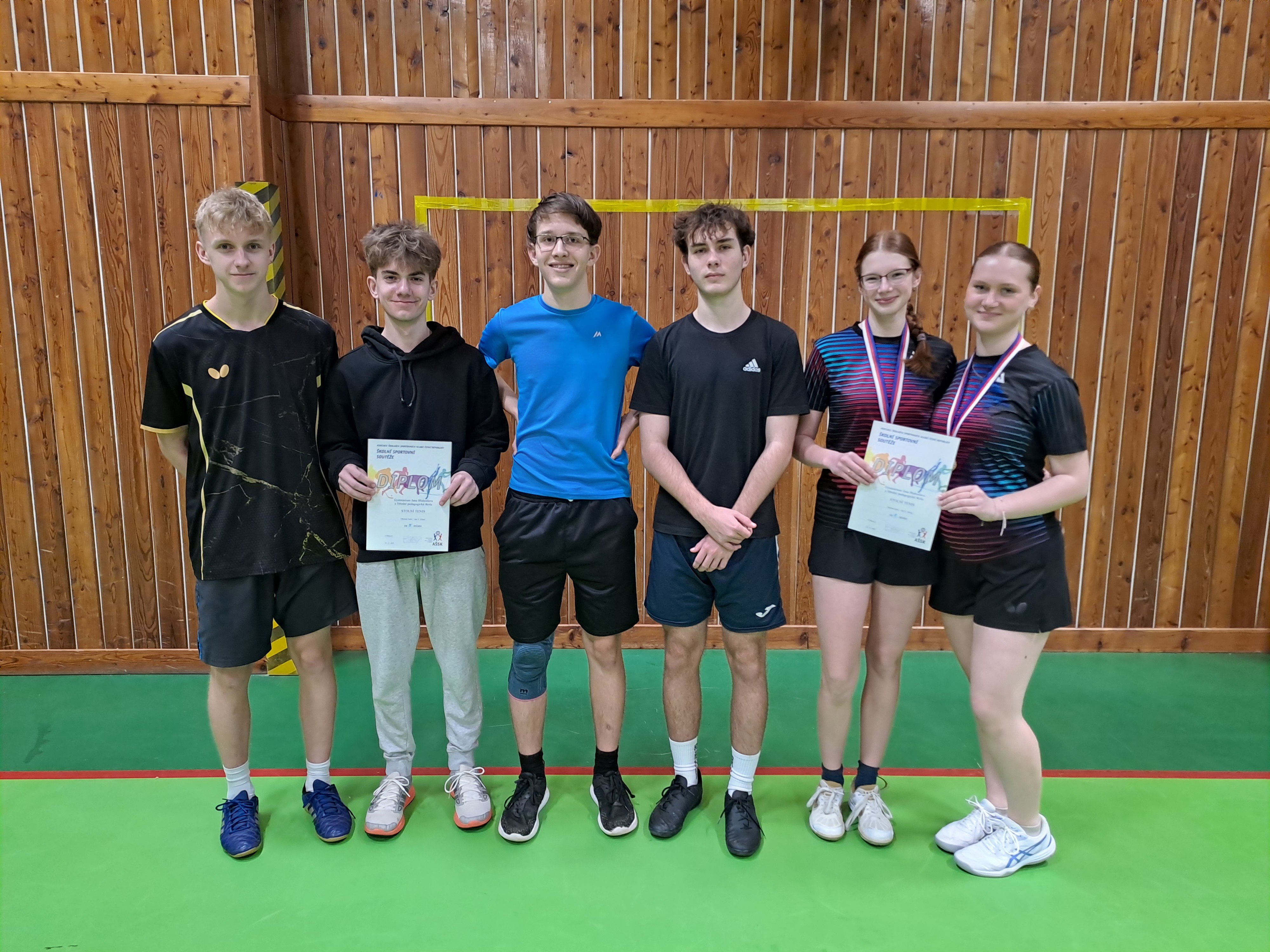 Okresní kolo ve stolním tenise