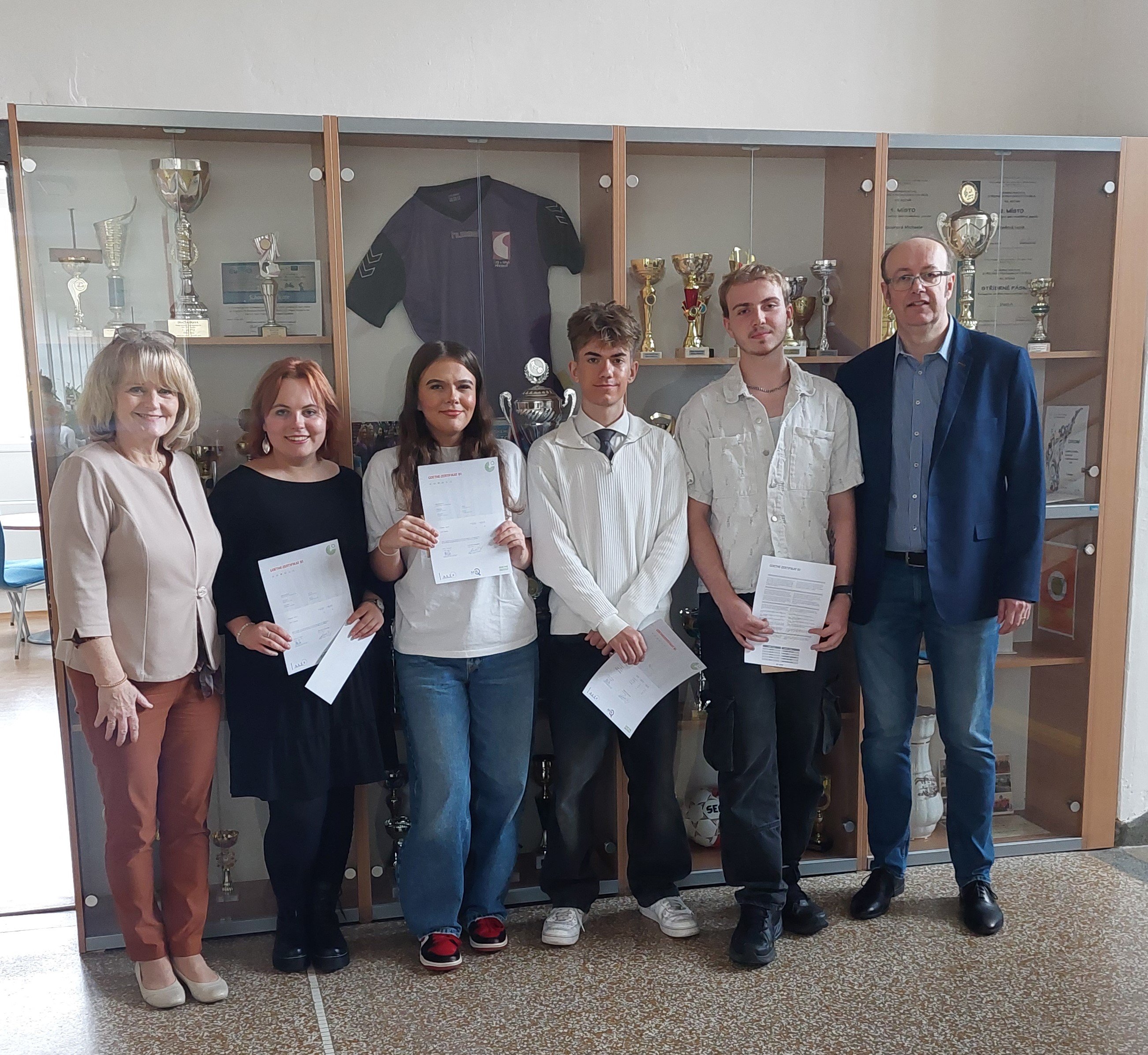 Slavnostní předání vysvědčení Goethe-Zertifikat