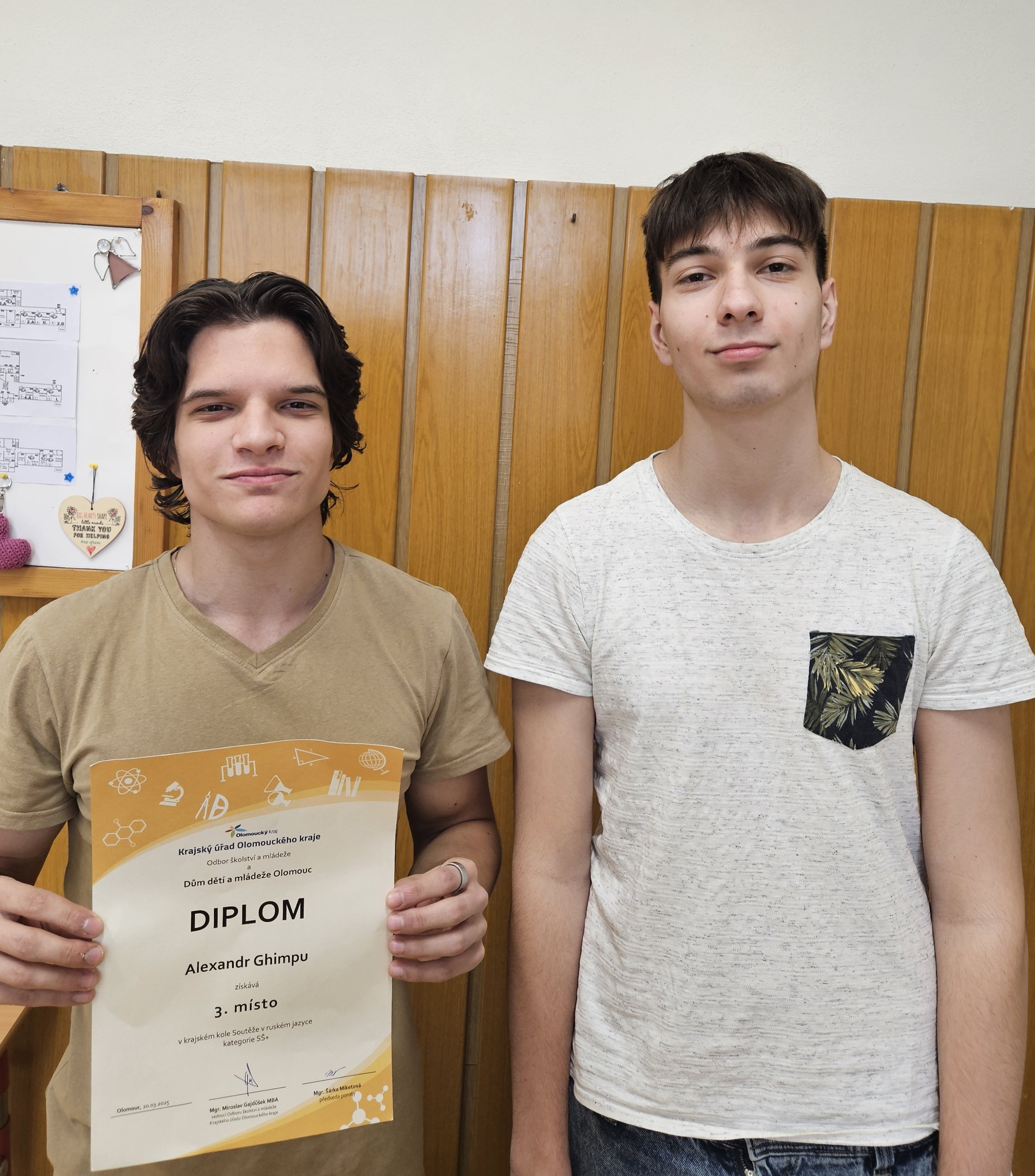 Krajské kolo soutěže v ruském jazyce