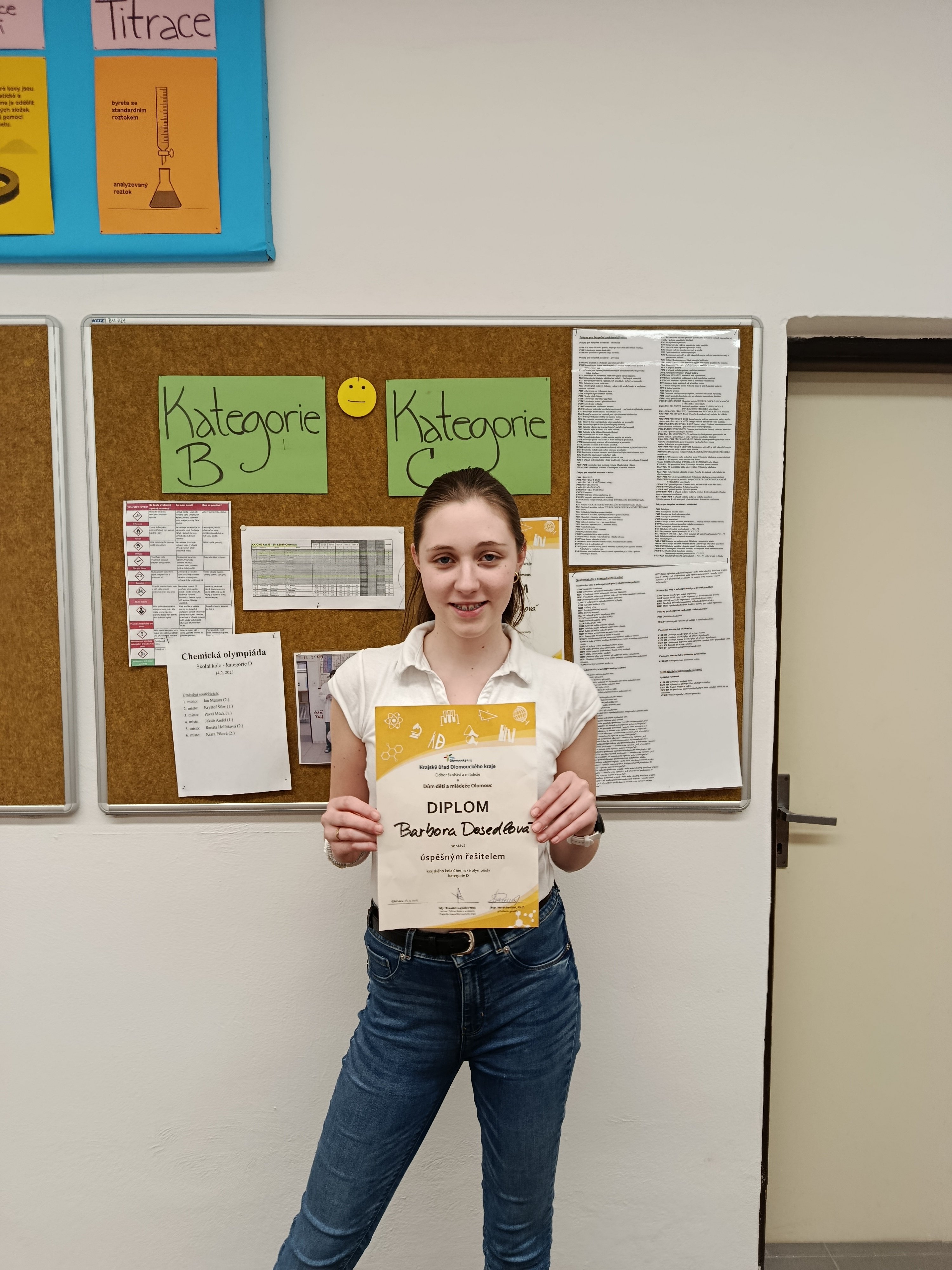 Krajské kolo Chemické olympiády kategorie D