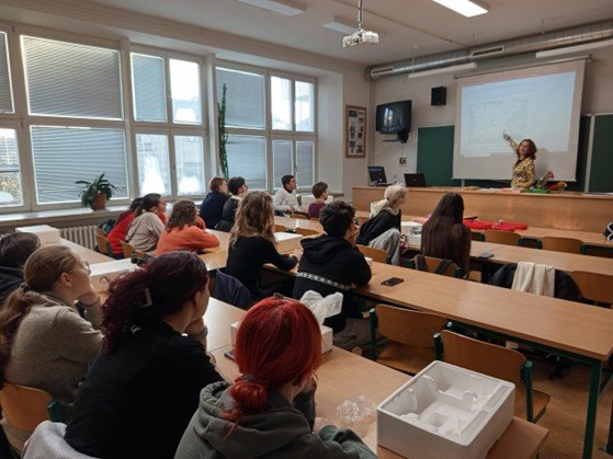 Návštěva španělské učitelky v rámci programu Erasmus+